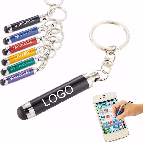 Mini Retractable Universal Keychain Stylus for Smartphones