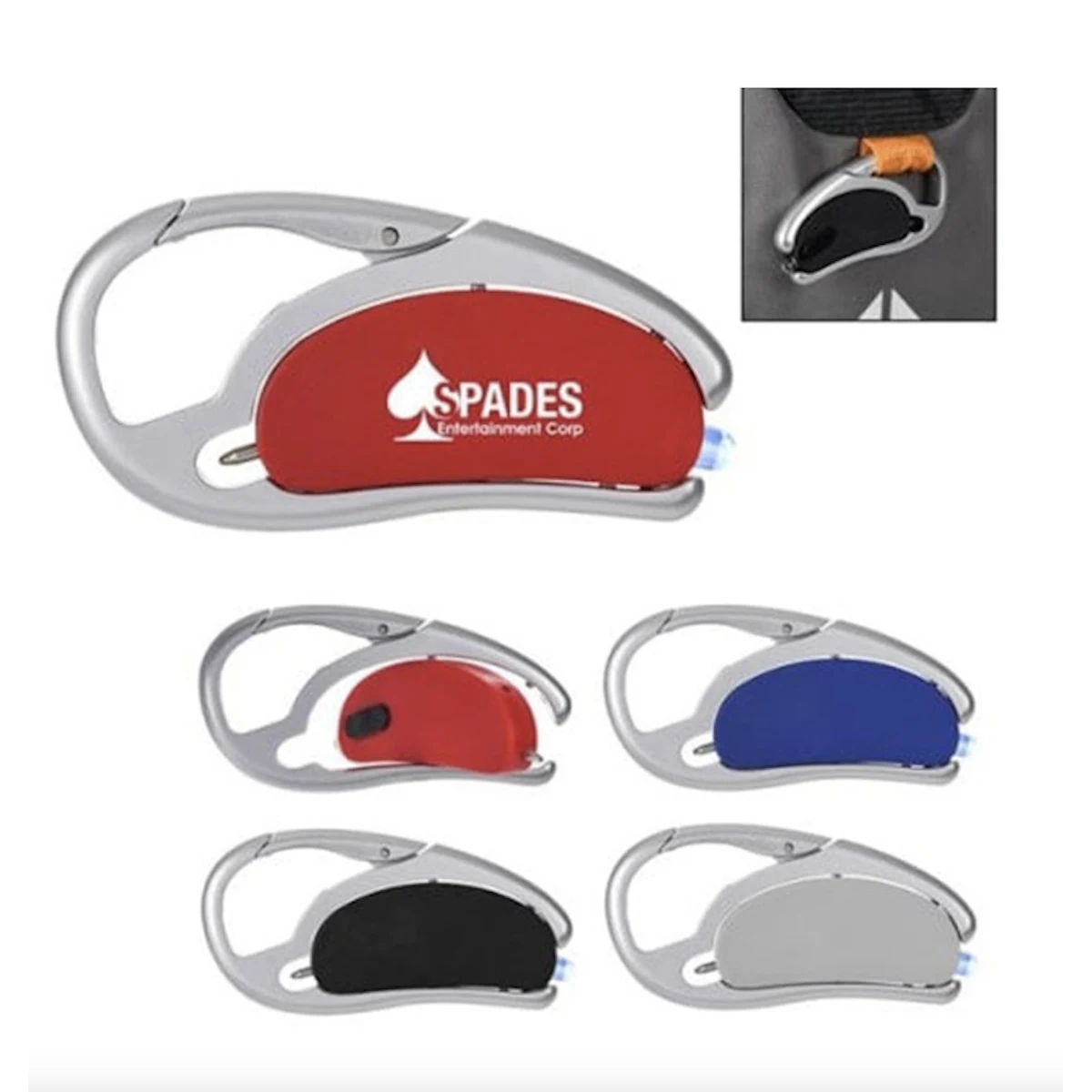 Carabiner Swivel Light & Pen 1
