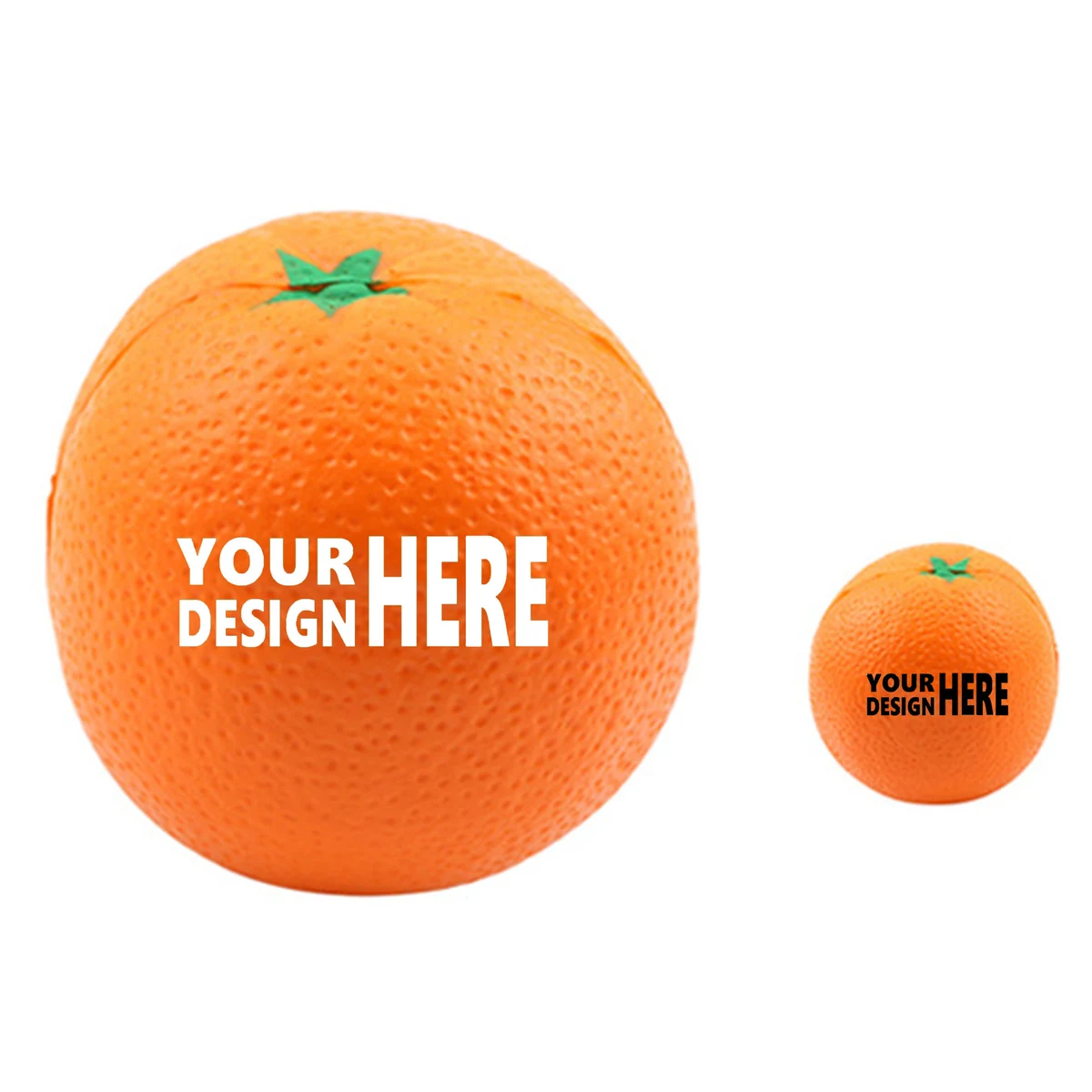 Citrus Stress Ball, custom stress ball with logo imprint 1