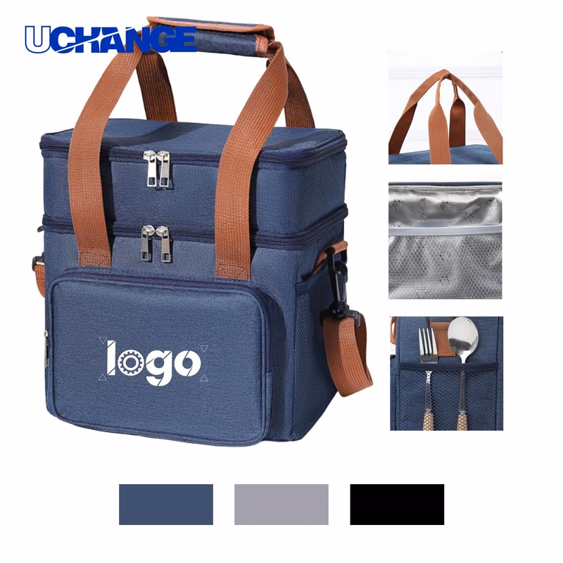 Large Portable Insulated Lunch Bag Organizer