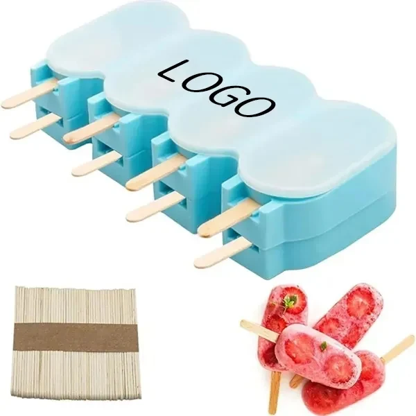 Silicone Popsicle Molds with Stackable 1