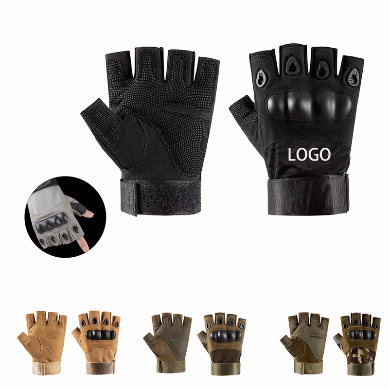 Sports Fingerless Tactical Gloves for Men