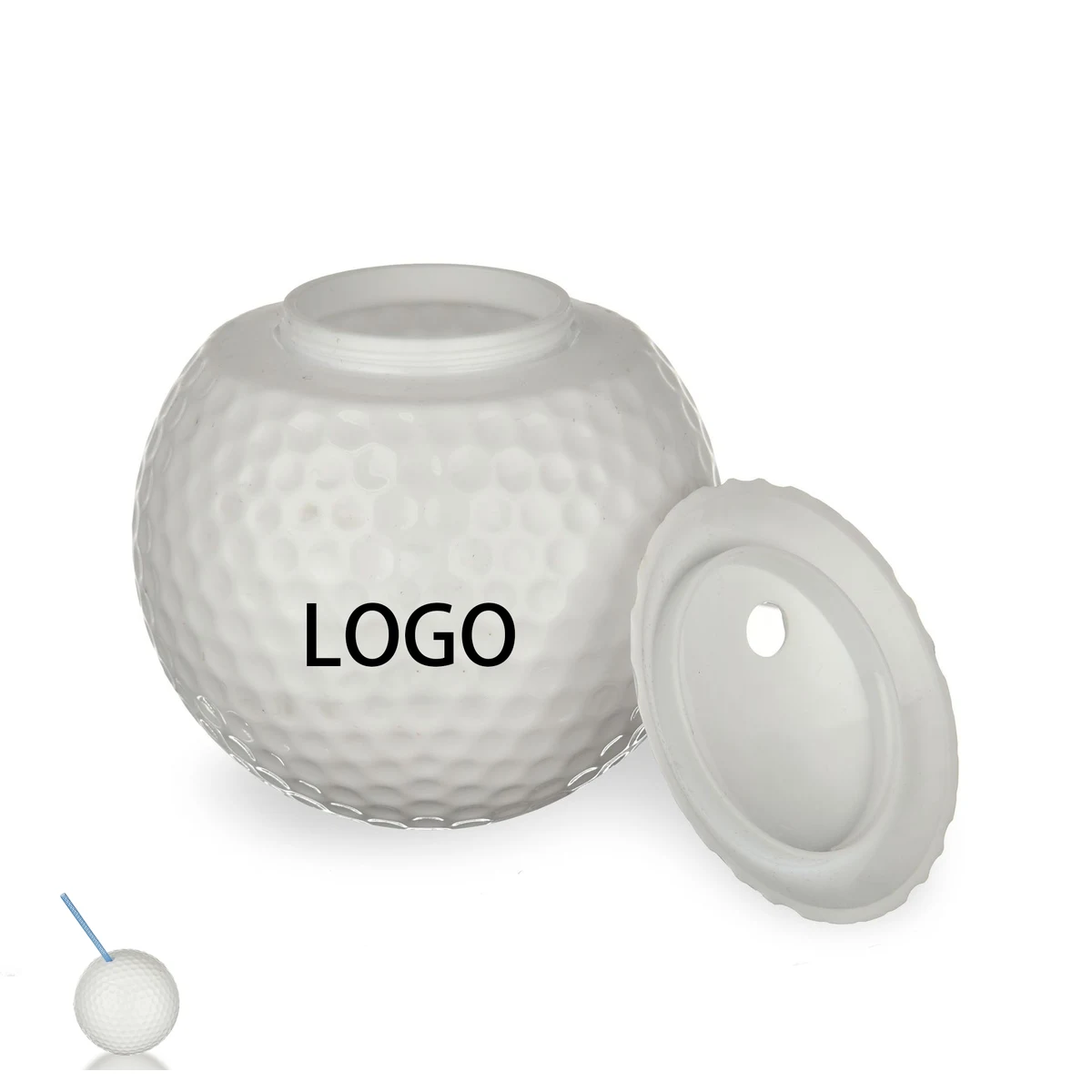 20Oz Golf Ball Plastic Straw Cup 1