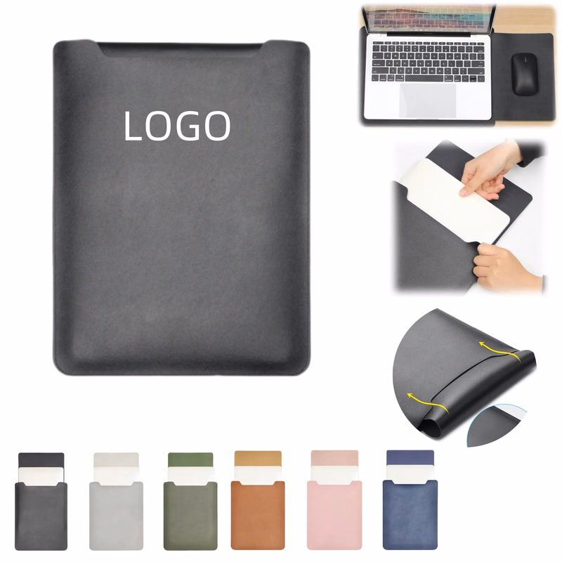 13 14 Inch PU Leather Laptop Case Cover Protective Sleeve