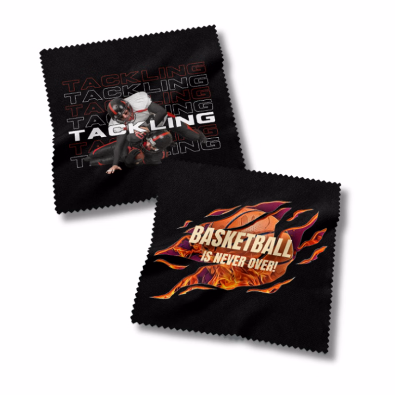 12" x 12" Custom Full Color Microfiber Cleaning Cloth