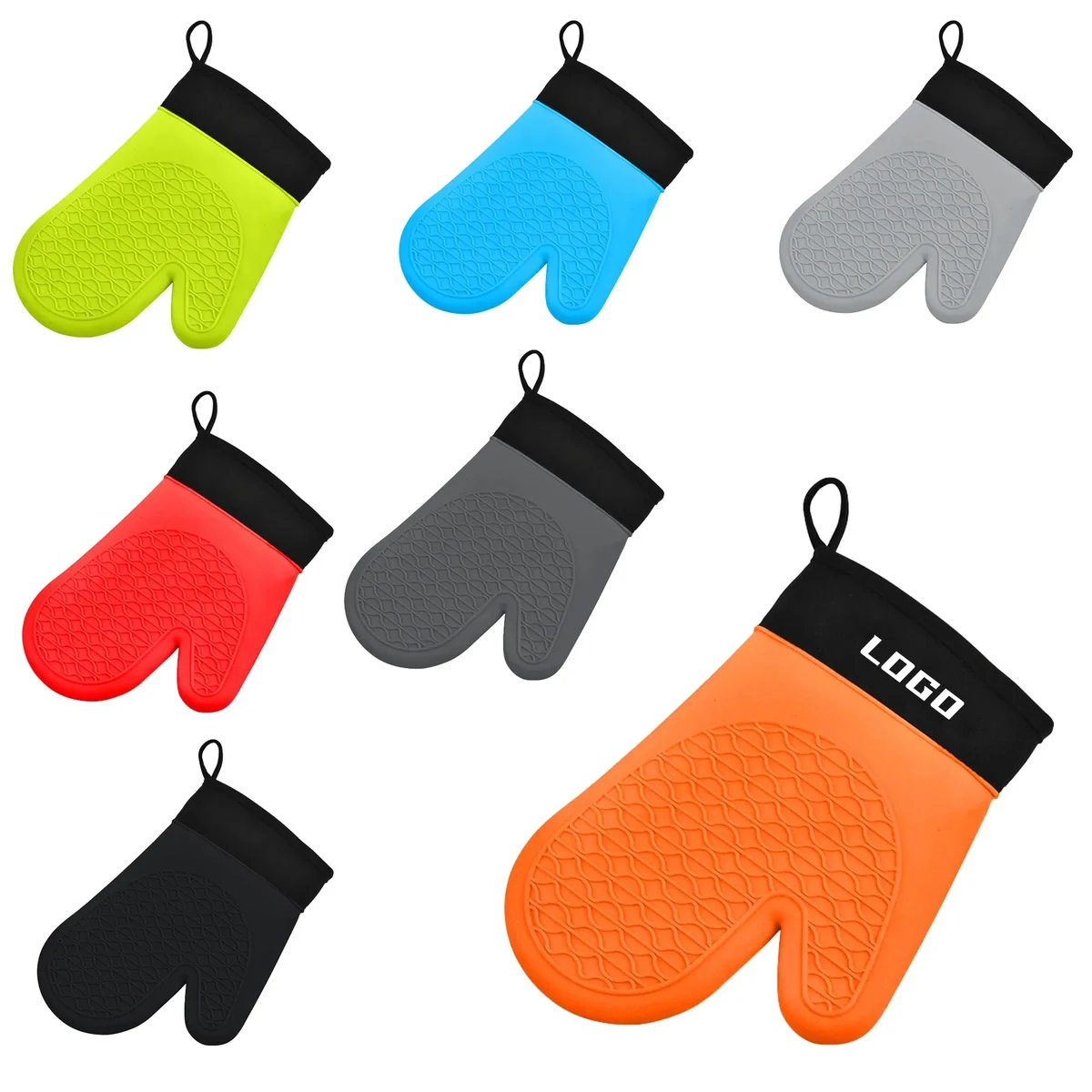 Silicone Heat Resistant Oven Gloves 1