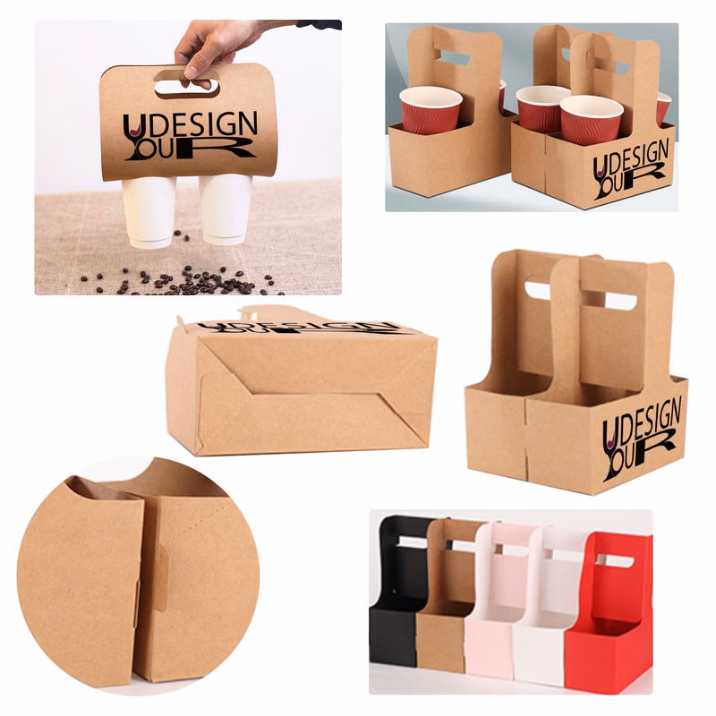 MOQ3000 Disposable Paper Cup Holder