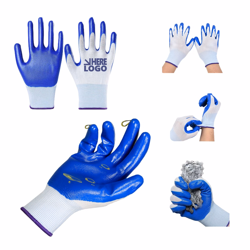 Nitrile Coated Safety Work Gloves