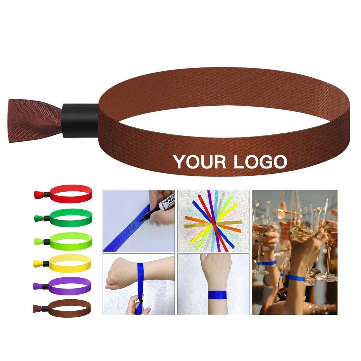 Polyester Identification Wristband for Attendees 1