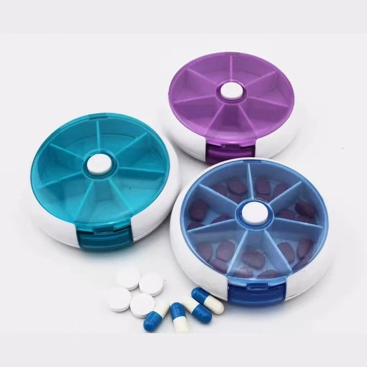 Rotating Round Pill Box