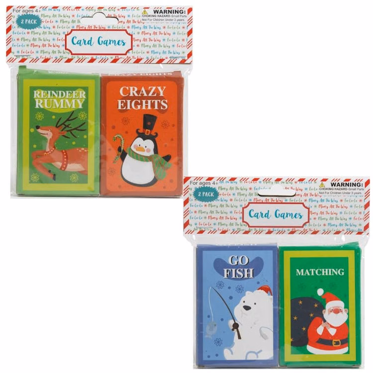 Christmas Card Games 2 Pack - Assorted