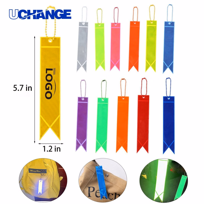 Reflective Strip Safety Keychain