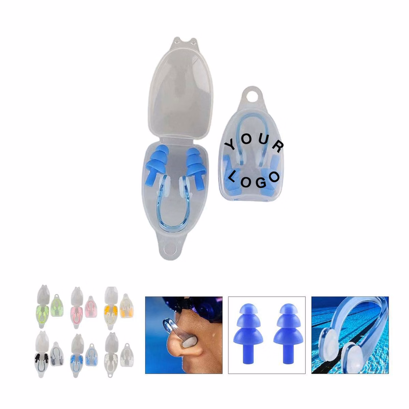 Durable Silicone Nose Clip and Ear Plugs