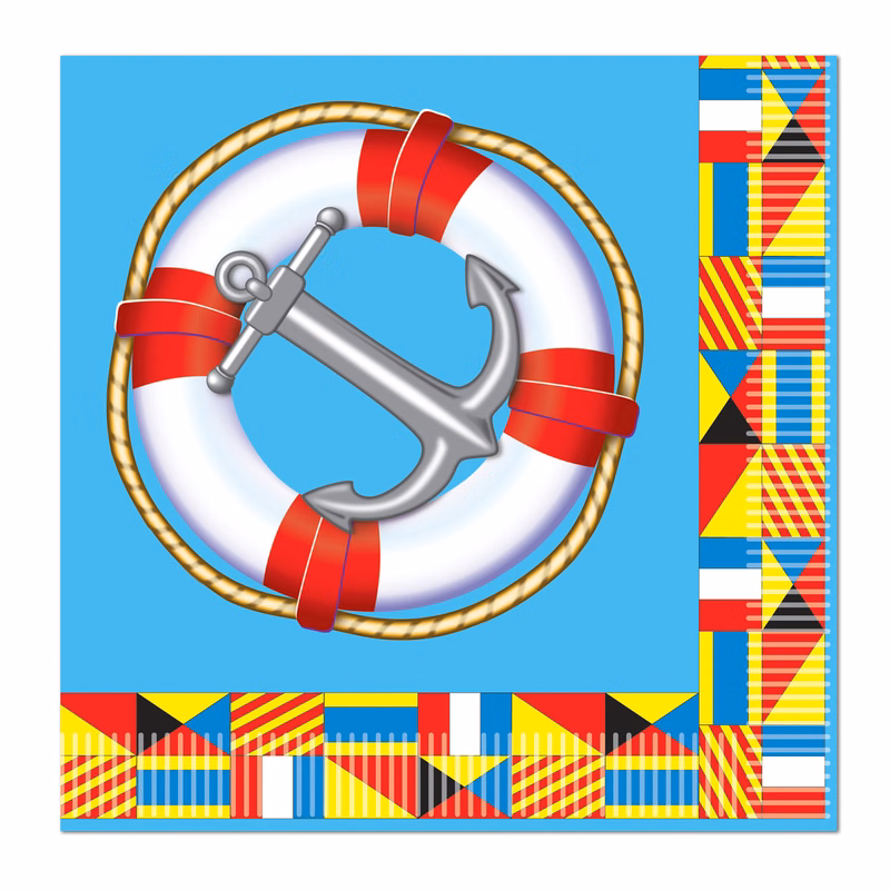 Nautical Beverage Napkins