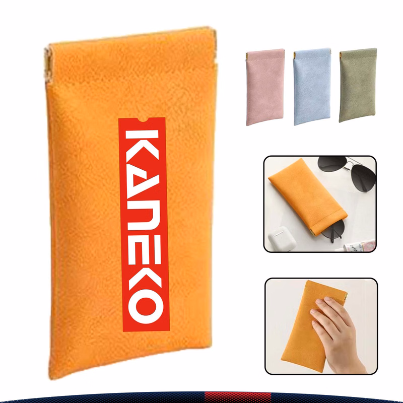 Elastic PU Glasses Pouch
