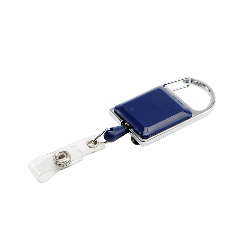 Square Retractable Carabiner Badge Reel
