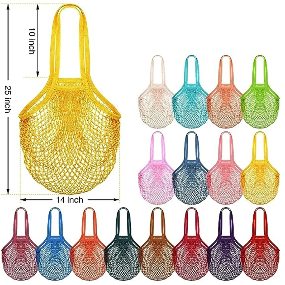 Mesh Grocery Bags, custom tote bag with logo imprint 1