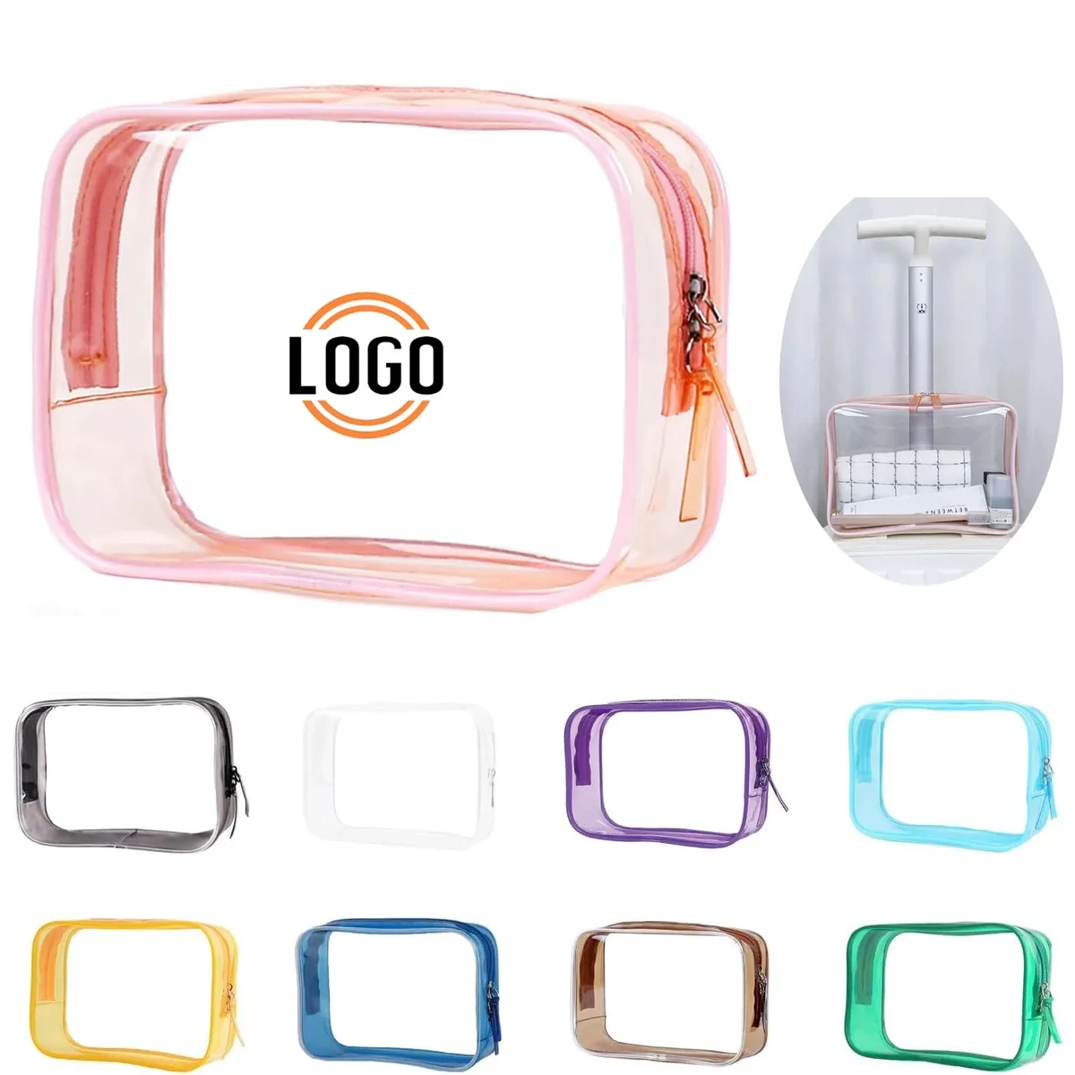 Pouch Small, Clear Makeup Bag 1
