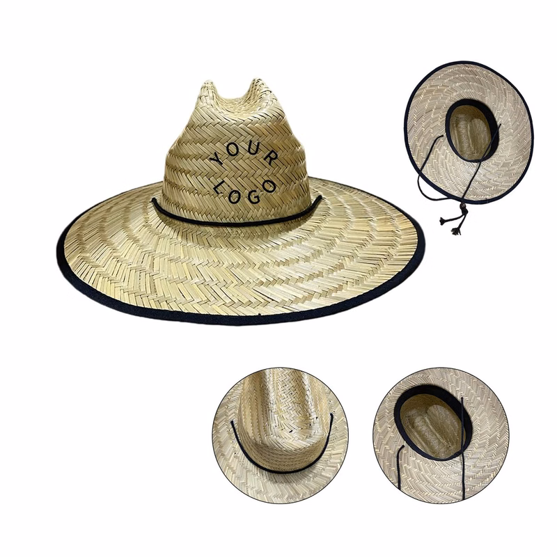 Natural Straw Sun Hat with Wide Brim and Lightweight