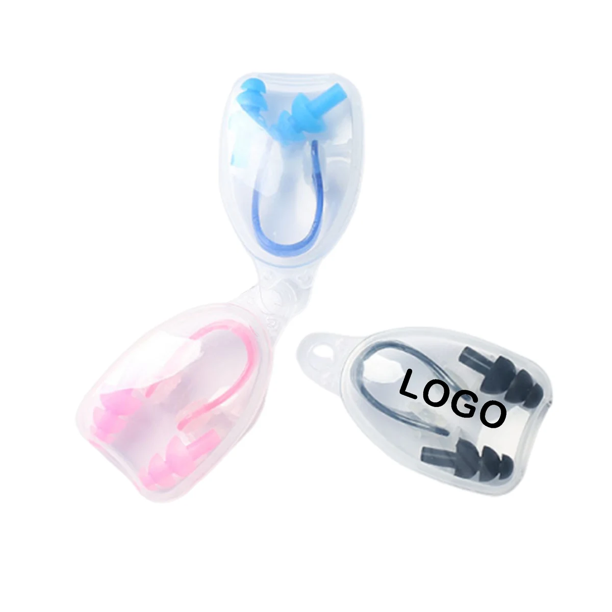 Portable Swim Nose Clip and Ear Plugs Set 1