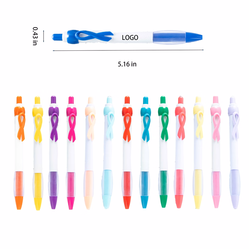 Bow Knot Decor Retractable Ball Point Writing Pen