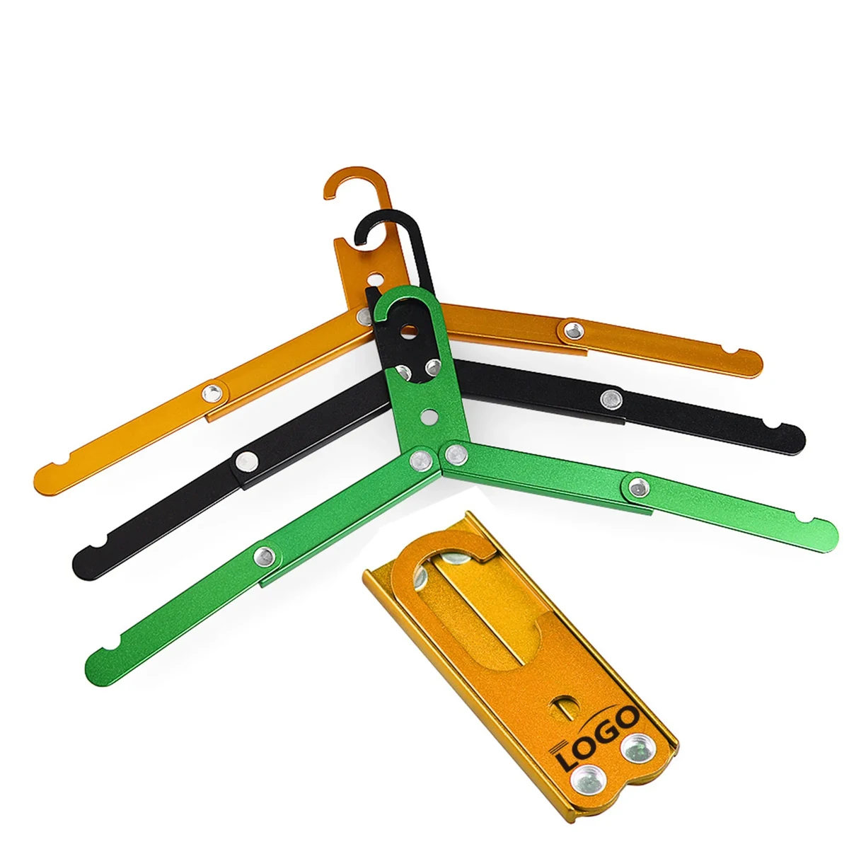 Red Metal Foldable Travel Hanger 1
