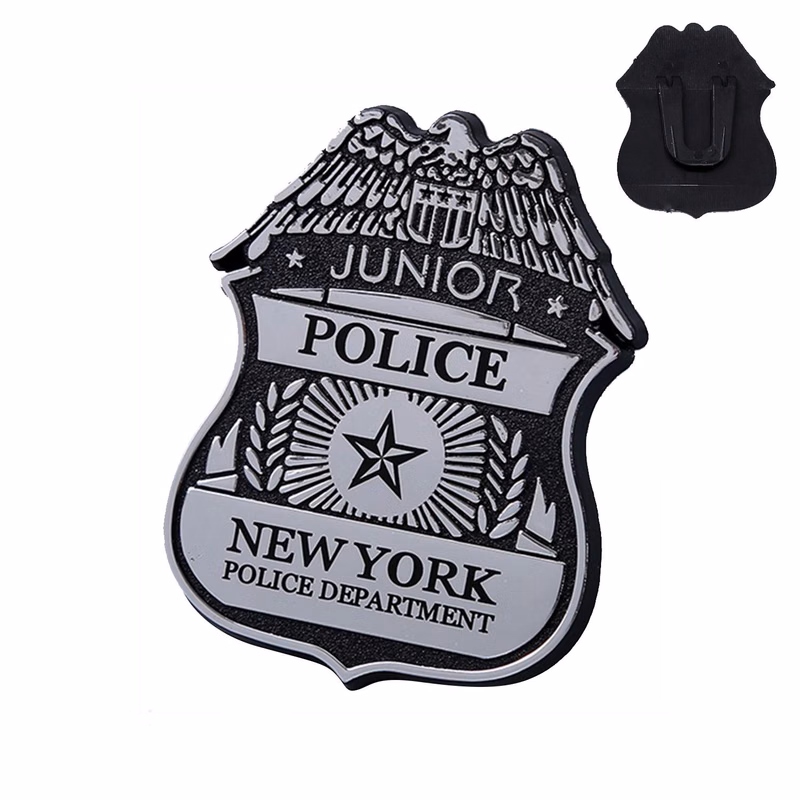 Plastic School Pin Badge