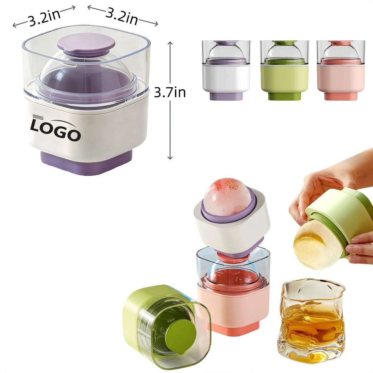 Silicone Ice Ball Mold Easy Operation 1