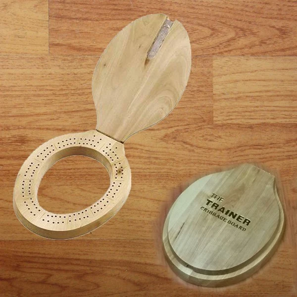 Wooden Trainer Cribbage 1