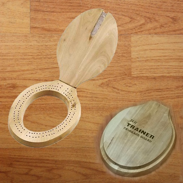 Wooden Trainer Cribbage