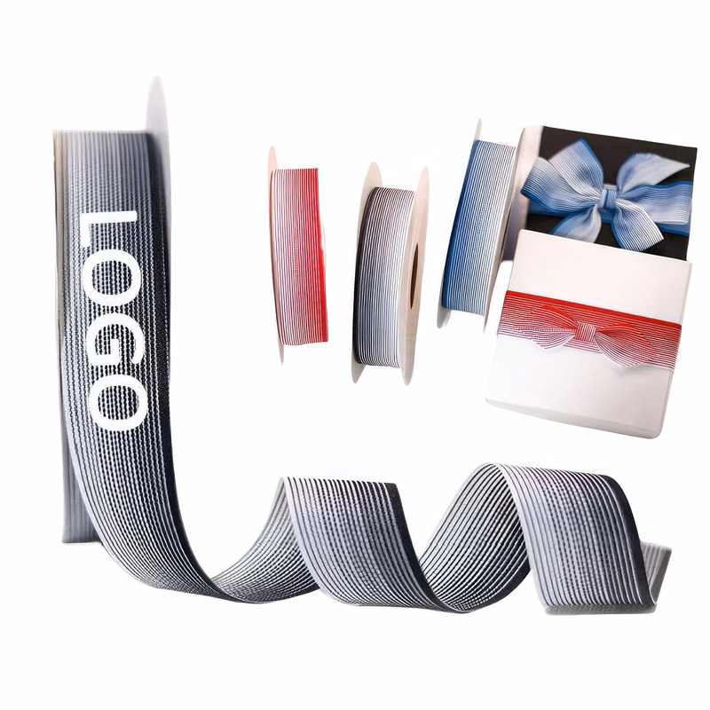 Colorful Stripe Grosgrain Ribbons