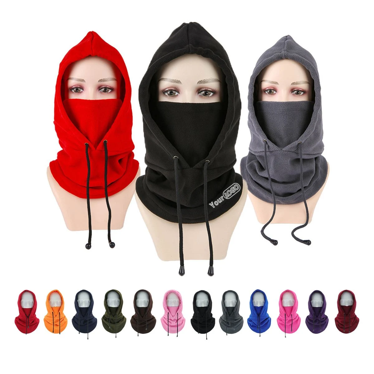 Custom Logo Unisex Balaclava Hood Mask 1