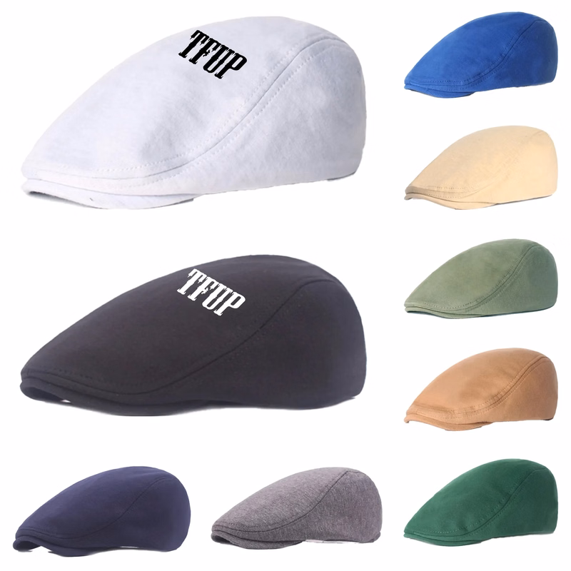 Cotton Adjustable Flat Cap