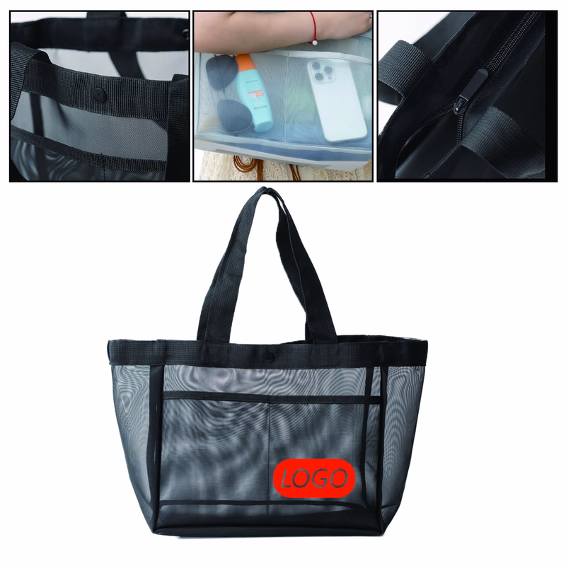 MOQ 50 PCS Nylon Mesh Tote Bag