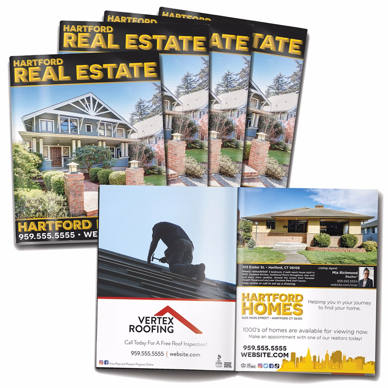64-page (8.5x11) Booklet, Brochure or Catalog