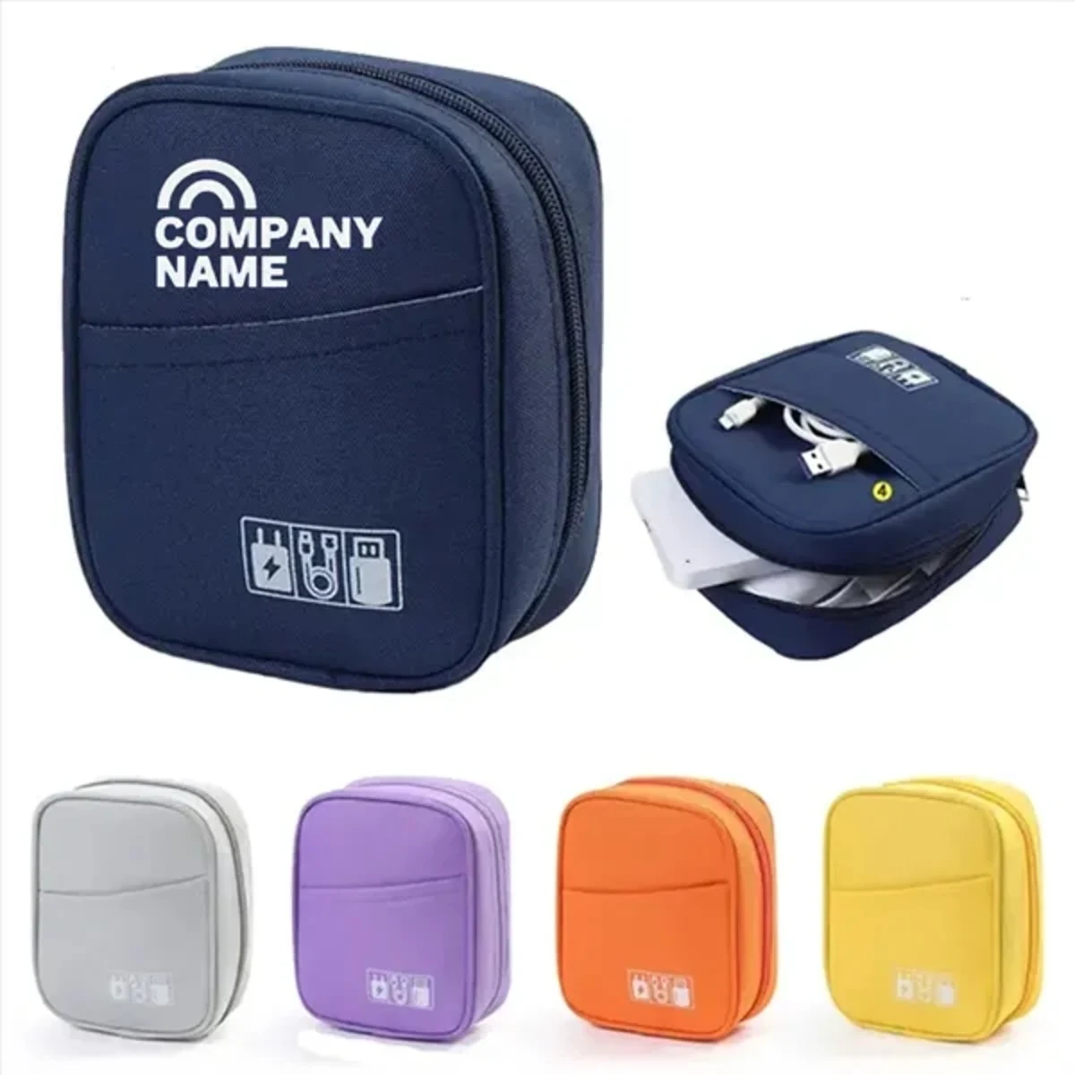 Data Cable Storage Versatile Pouch Bag
1