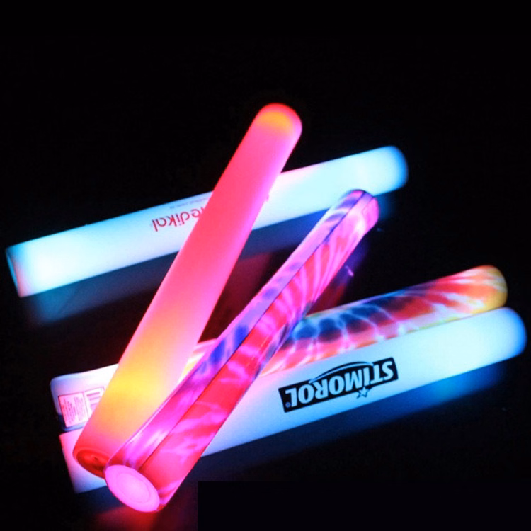 Light Up Multicolor Led Foam Cheer Stick Thunder Stick