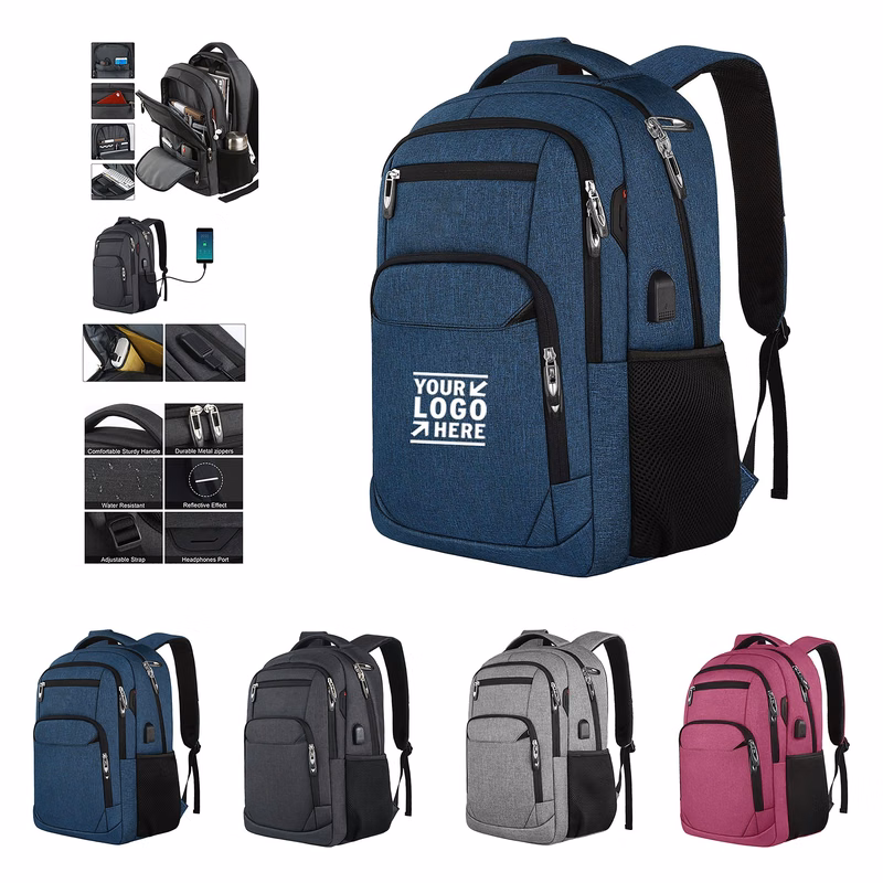 Waterproof Backpack With Usb Charging Port