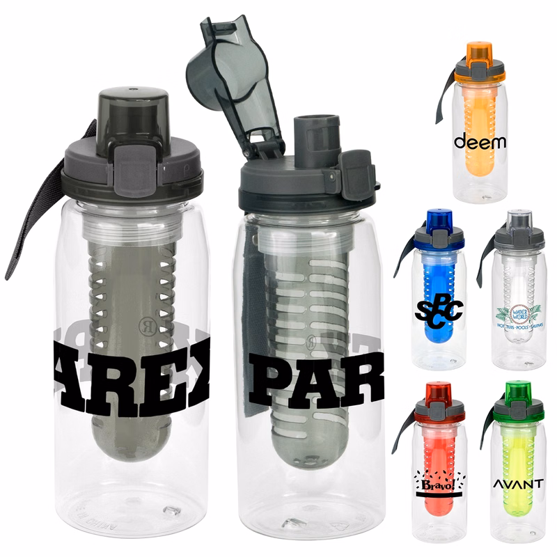 Locking 25 oz. Recycled Bottle with Infuser