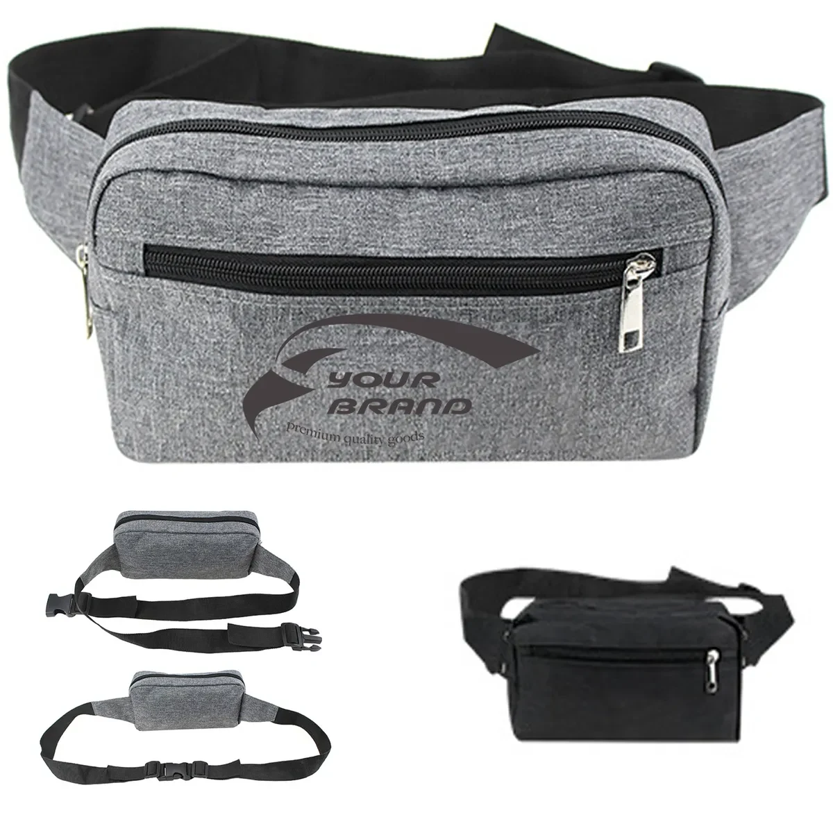 Sports Fanny Pack Messenger Crossbody Belt Travel Bag 1