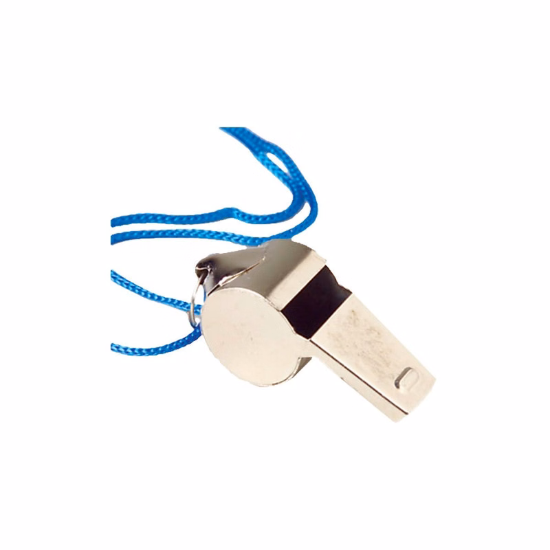 Metal Whistles with Lanyard