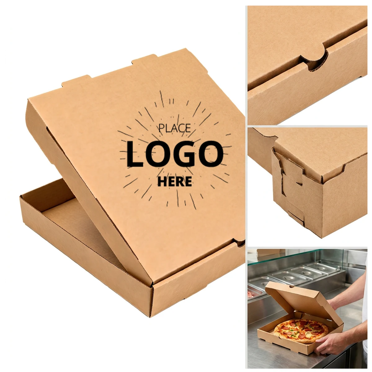 Heavy Duty Corrugated Pizza Box 1
