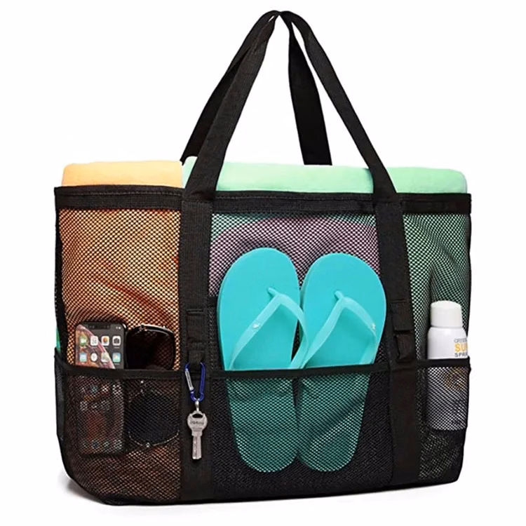 Large Tote Mesh Beach Bag