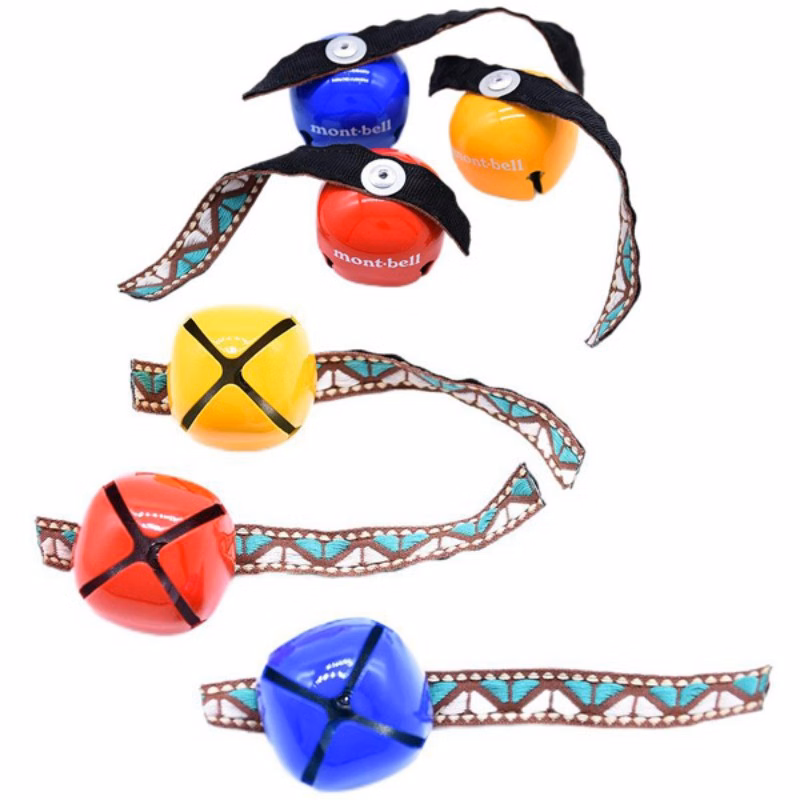 Multicolored Pet Bells W/ Rope