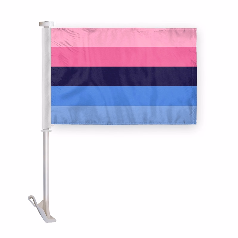 10.5" x 15 " Omnisexual Premium Car Flag