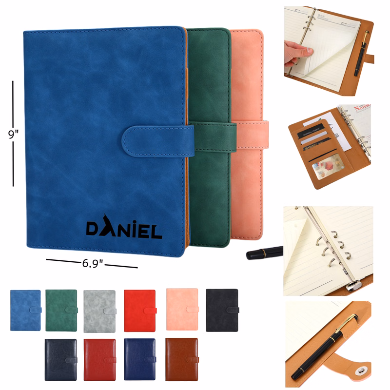 Secure Clasp A5 Ring Binder Notebook