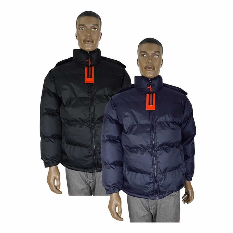 Men's Fleece Lined Jackets - Navy Black Sizes S-2X