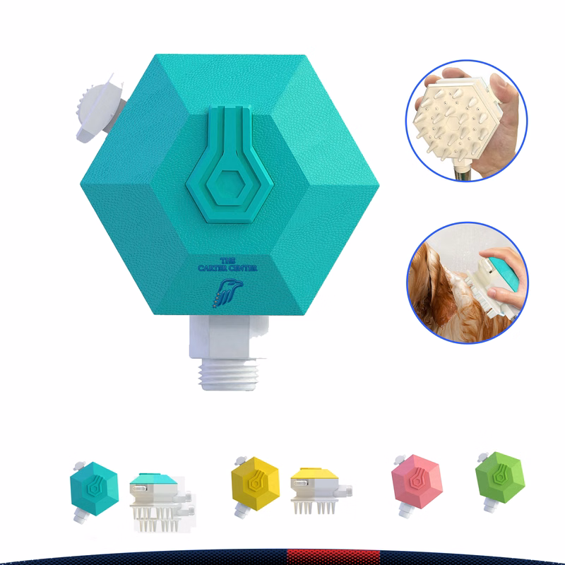 Hexagon Pet Shampoo Brush