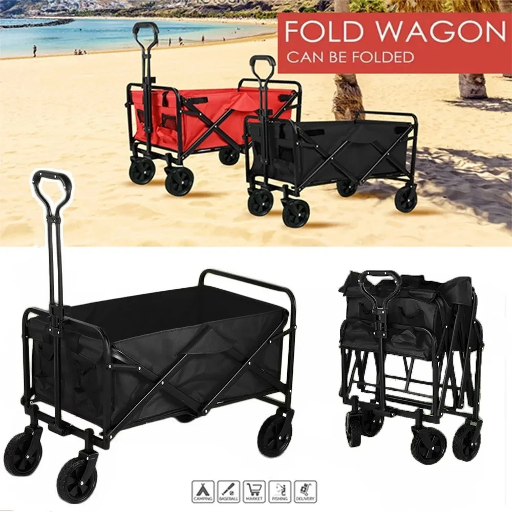 Compact Outdoor Folding Utility Wagon 1