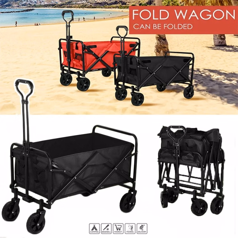 Compact Outdoor Folding Utility Wagon
